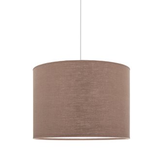 zdjęcie Lampa wisząca z abażurem lnianym Mocca Sara 35cm